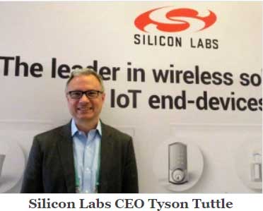 Silicon Labs首席執行官Tyson Tuttle Silicon Labs首席執行官Tyson Tuttle